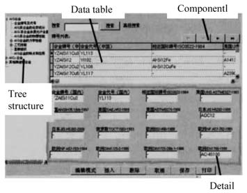 鑄造鋁合金數(shù)據(jù)表界面